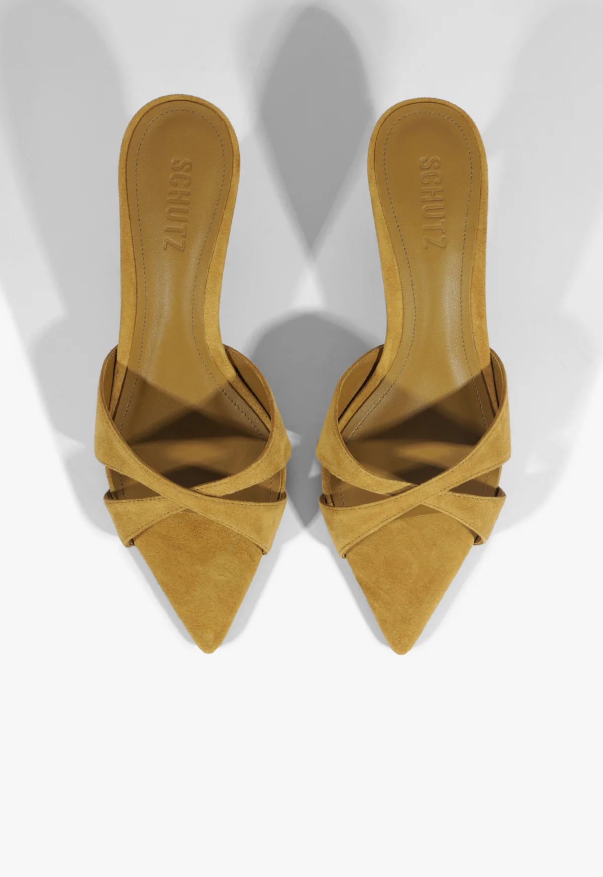 Hilda Leaf Mule Suede Sandal - Image 4