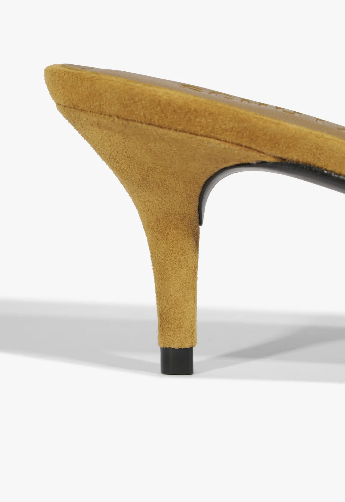 Hilda Leaf Mule Suede Sandal - Image 6