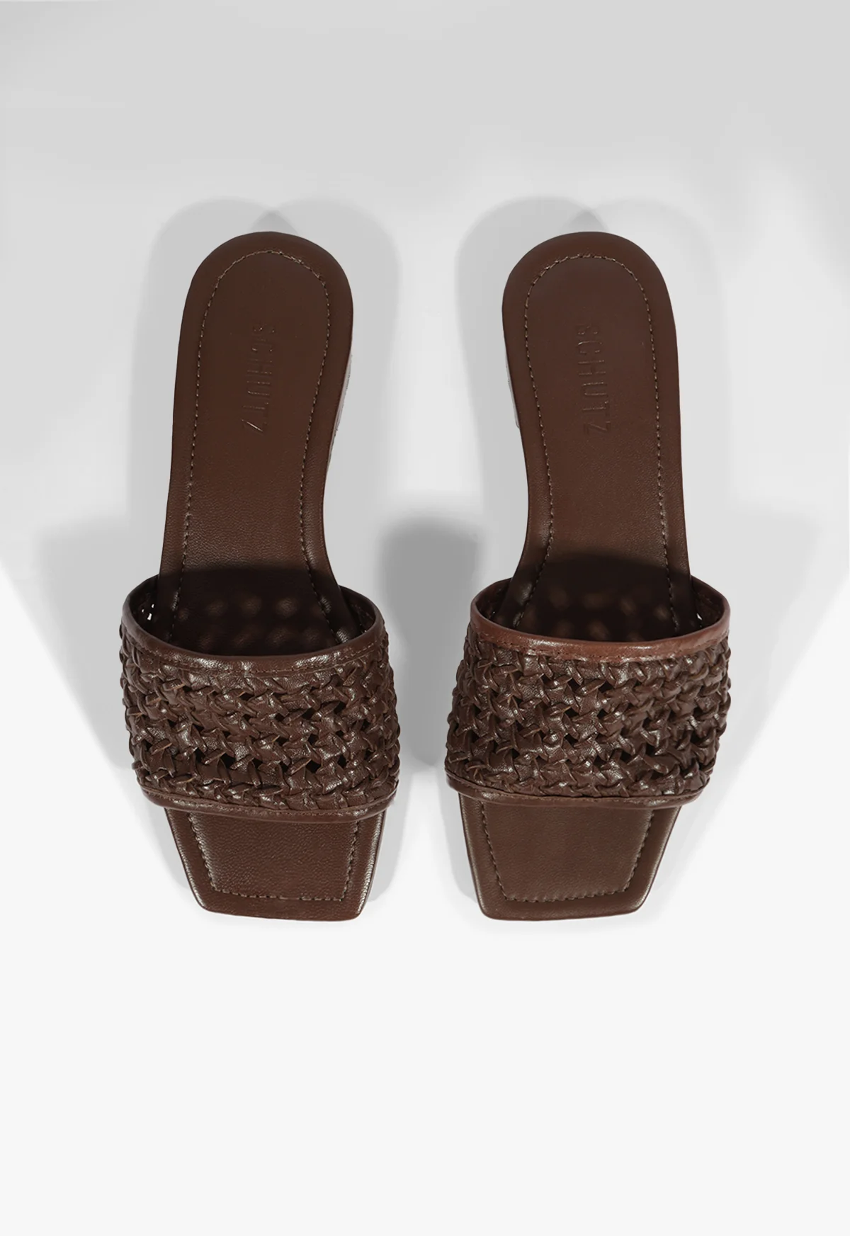 Juliet Brown Leather Flat Sandal - Image 5