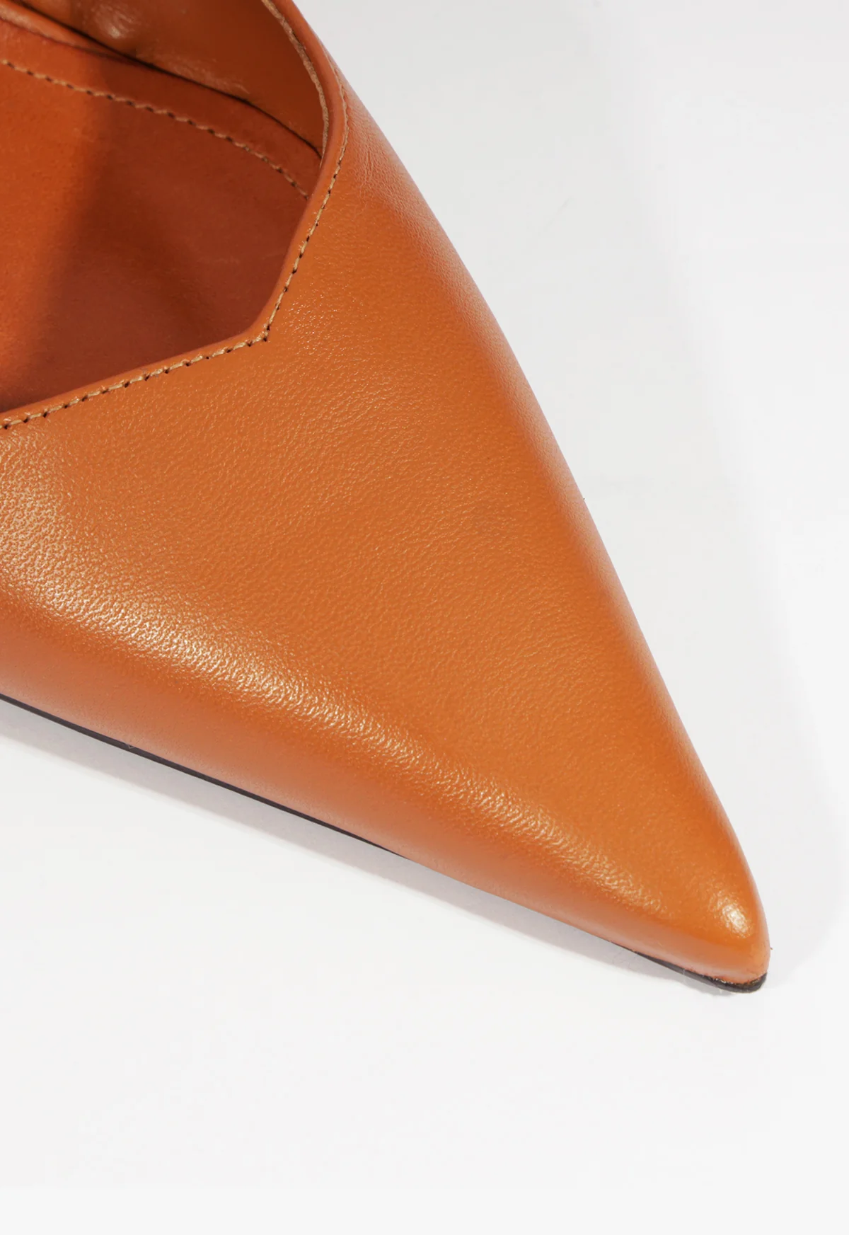 Lexi Mid Sculptural Brown Pump - Image 5