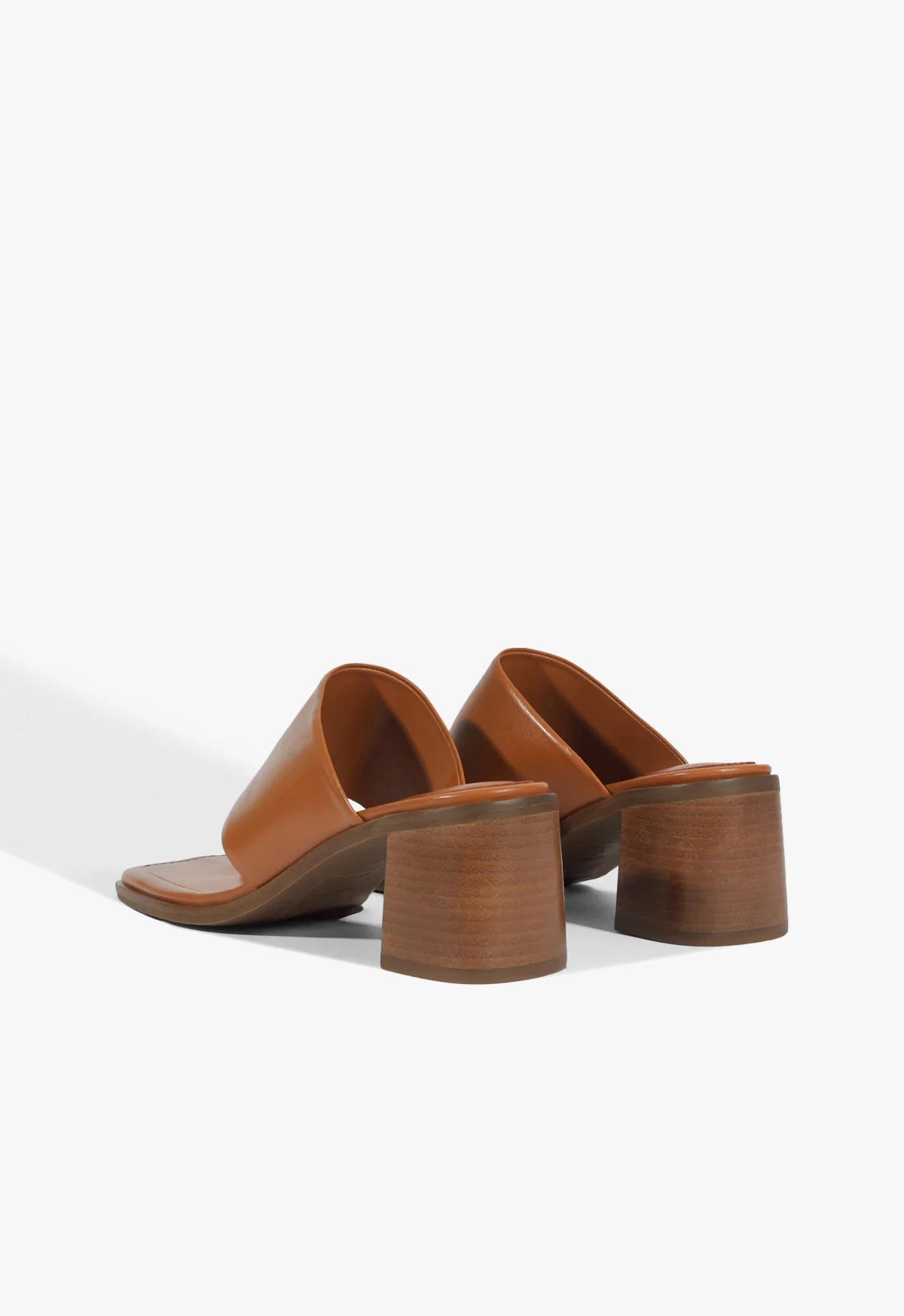Martha Block Leather Sandal - Image 4