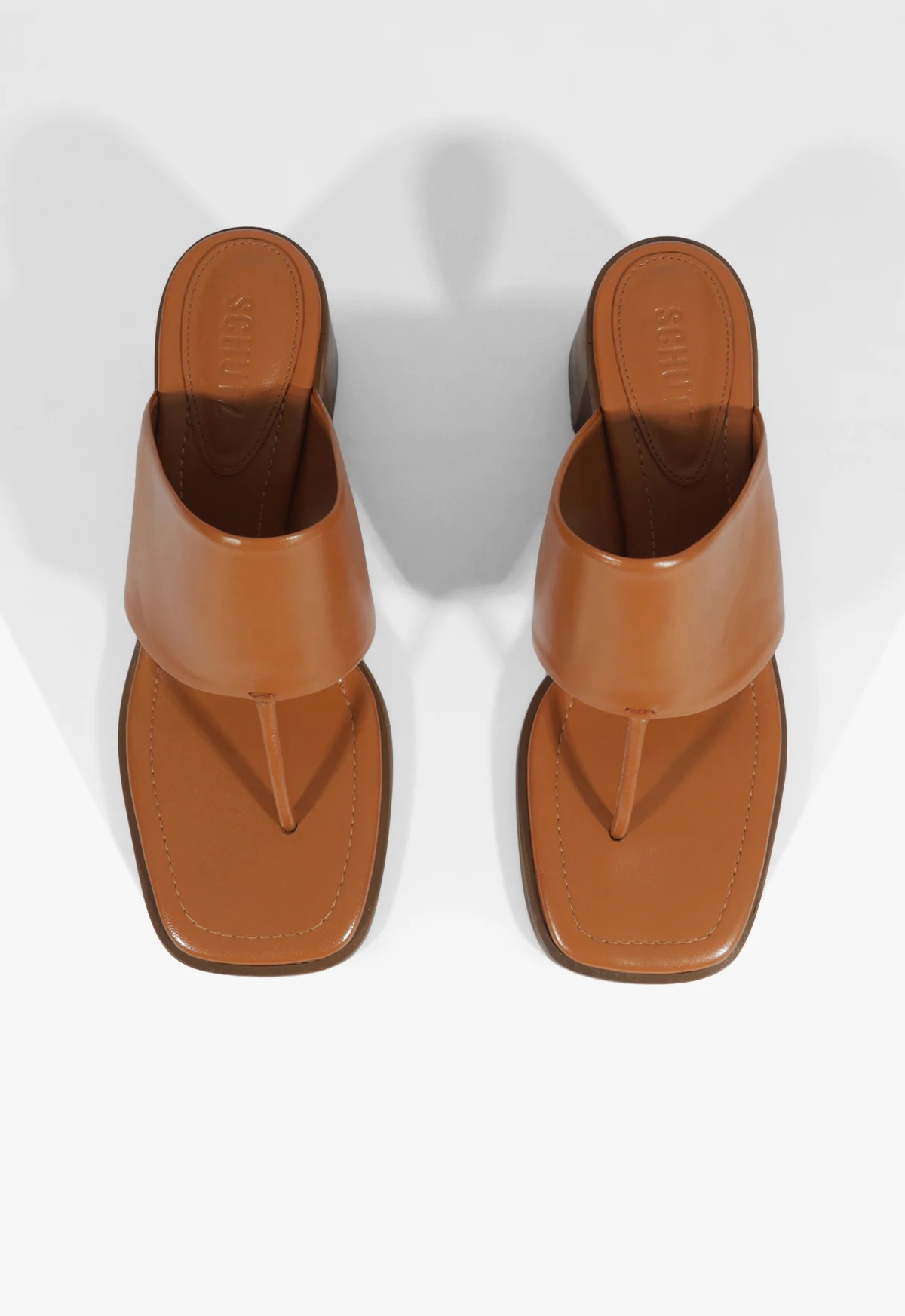 Martha Block Leather Sandal - Image 6