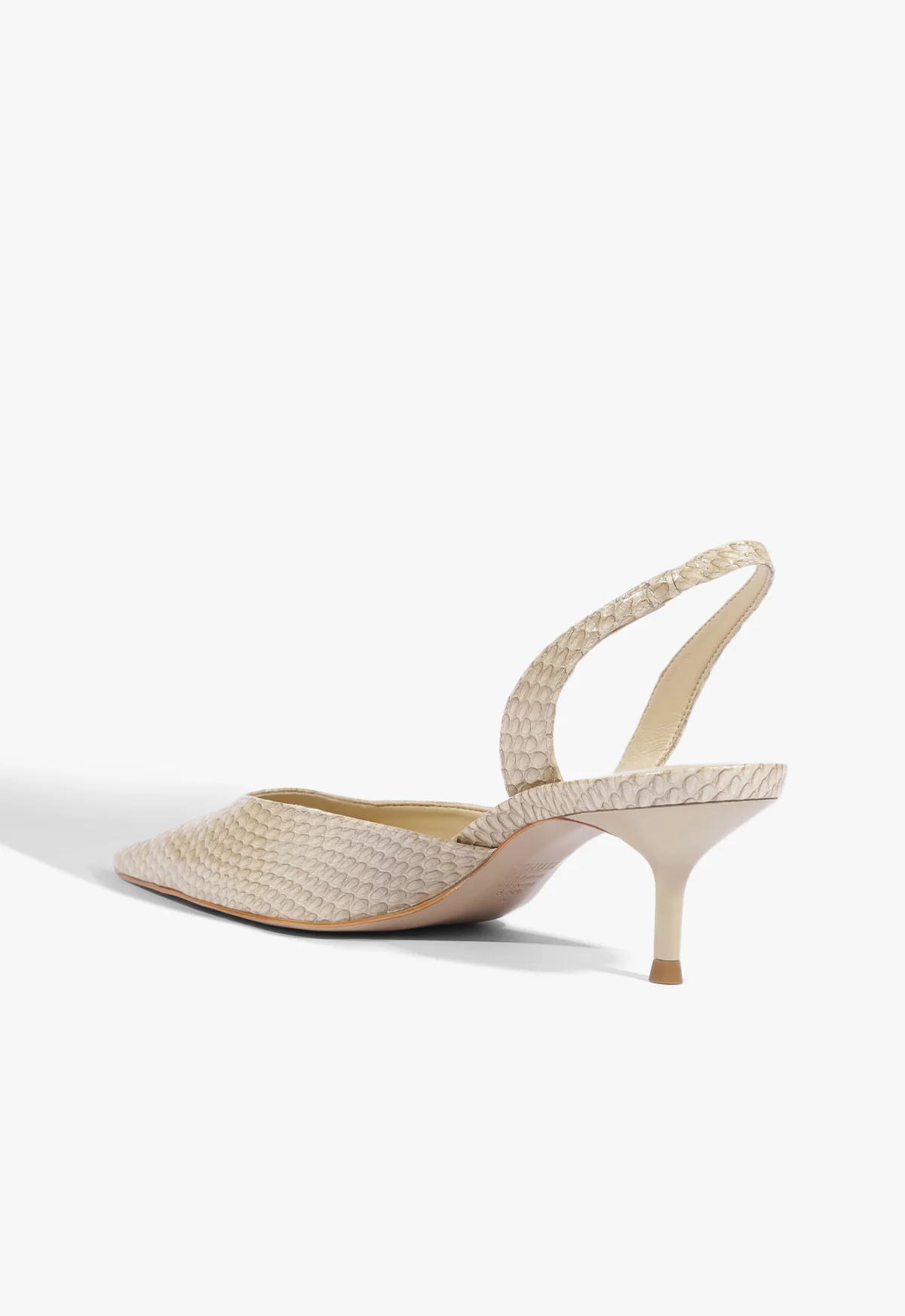 Paola Mid Leather Pump - Image 3