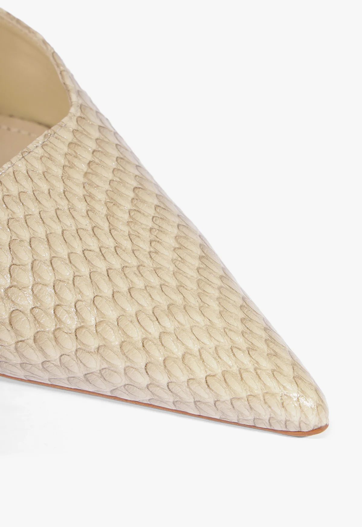 Paola Mid Leather Pump - Image 5