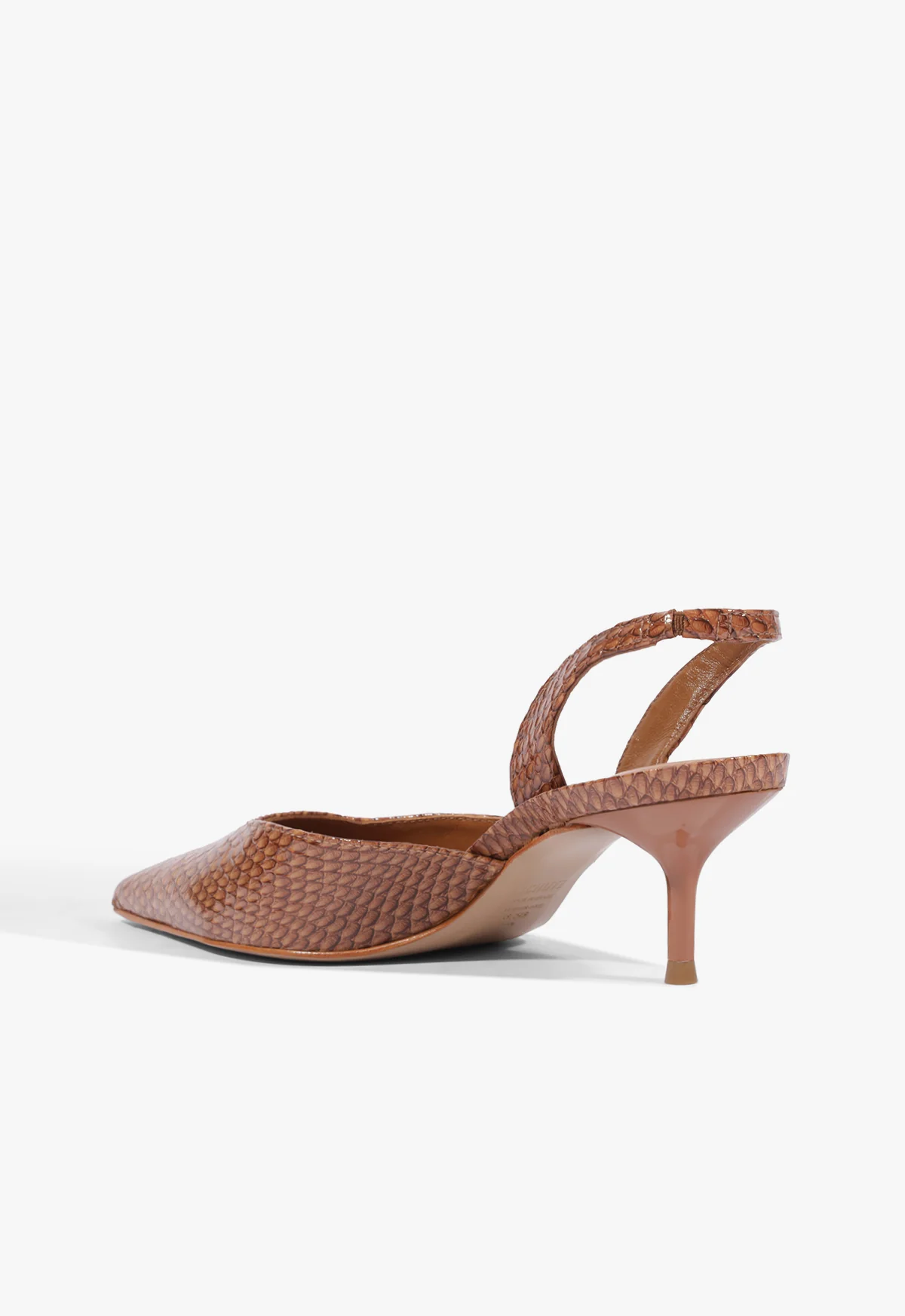 Paola Mid Leather Pump - Image 3